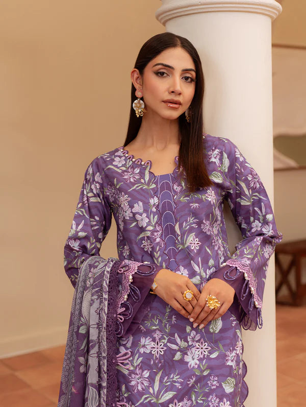 JADE LUMEA CAMBRIC EMBROIDERED UNSTITCHED'26| D9