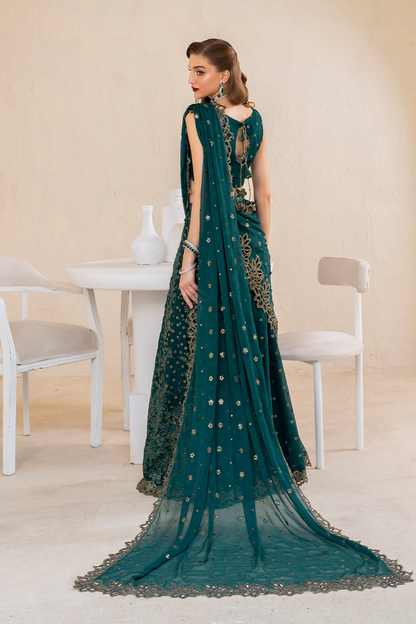 Iznik Formal Wear Collection 2024 – CC-47 Embroidered Chiffon