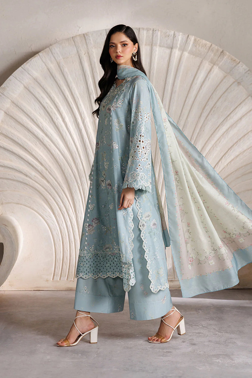 IZNIK FESTIVE LAWN UNSTITCHED '26 - IBE-10