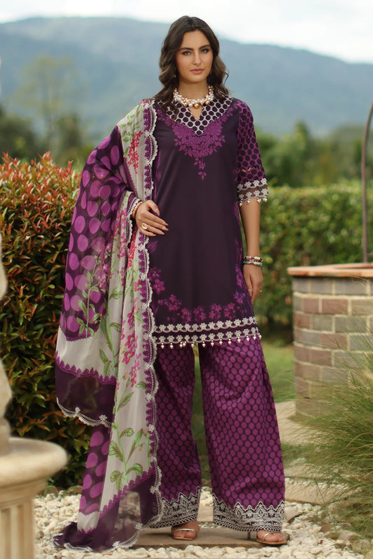 CHARIZMA COMBINATION EMBROIDERED VOL-1 UNSTITCHED'26| CC6-005