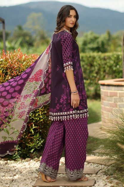 CHARIZMA COMBINATION EMBROIDERED VOL-1 UNSTITCHED'26| CC6-005