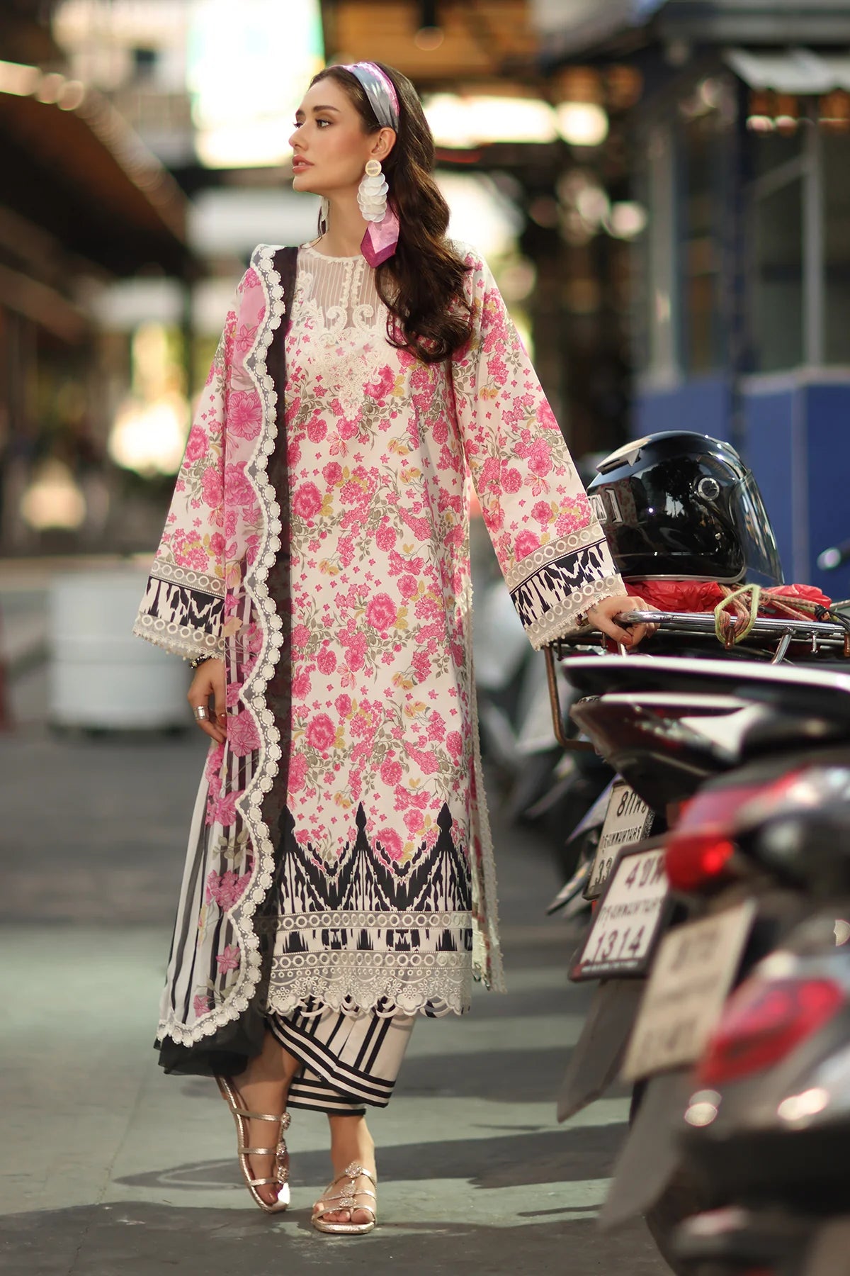 CHARIZMA COMBINATION EMBROIDERED VOL-1 UNSTITCHED'26| CC6-004