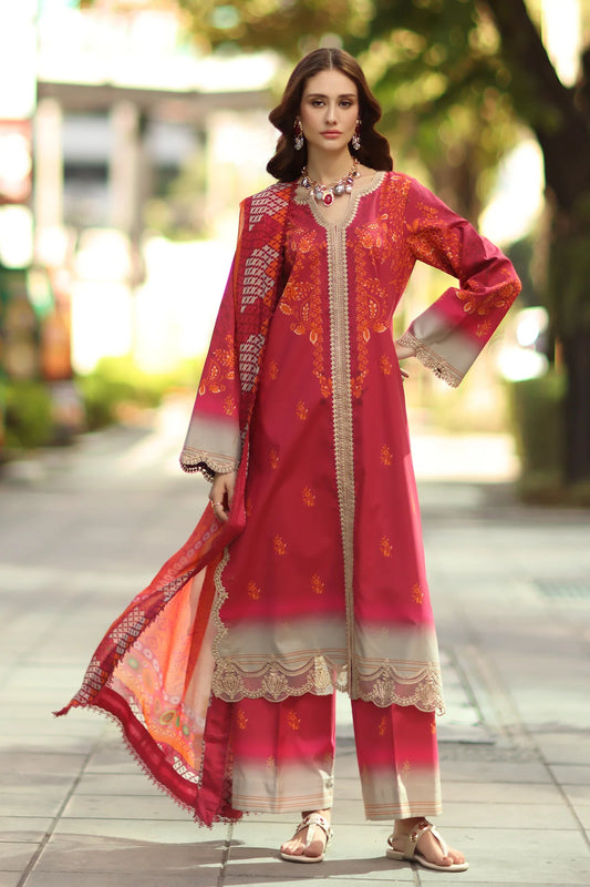 CHARIZMA AGHAZ-E-NOU EMBROIDERED LAWN COLLECTION'26| AG6-02