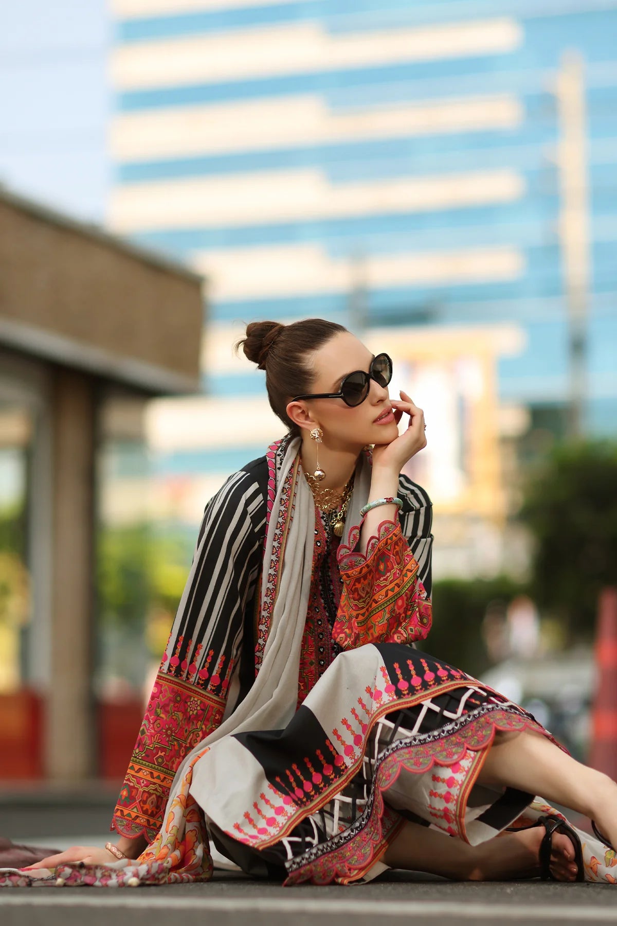 CHARIZMA AGHAZ-E-NOU EMBROIDERED LAWN COLLECTION'26| AG6-06