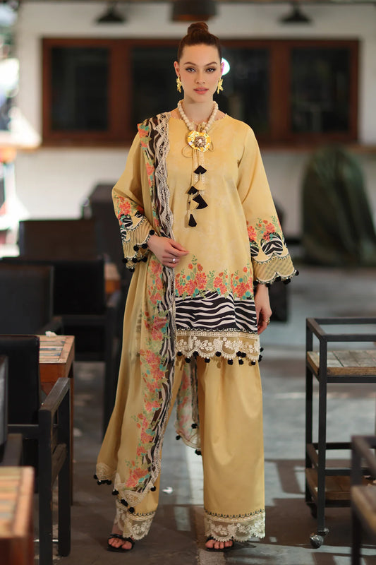 CHARIZMA COMBINATION EMBROIDERED VOL-1 UNSTITCHED'26| CC6-006