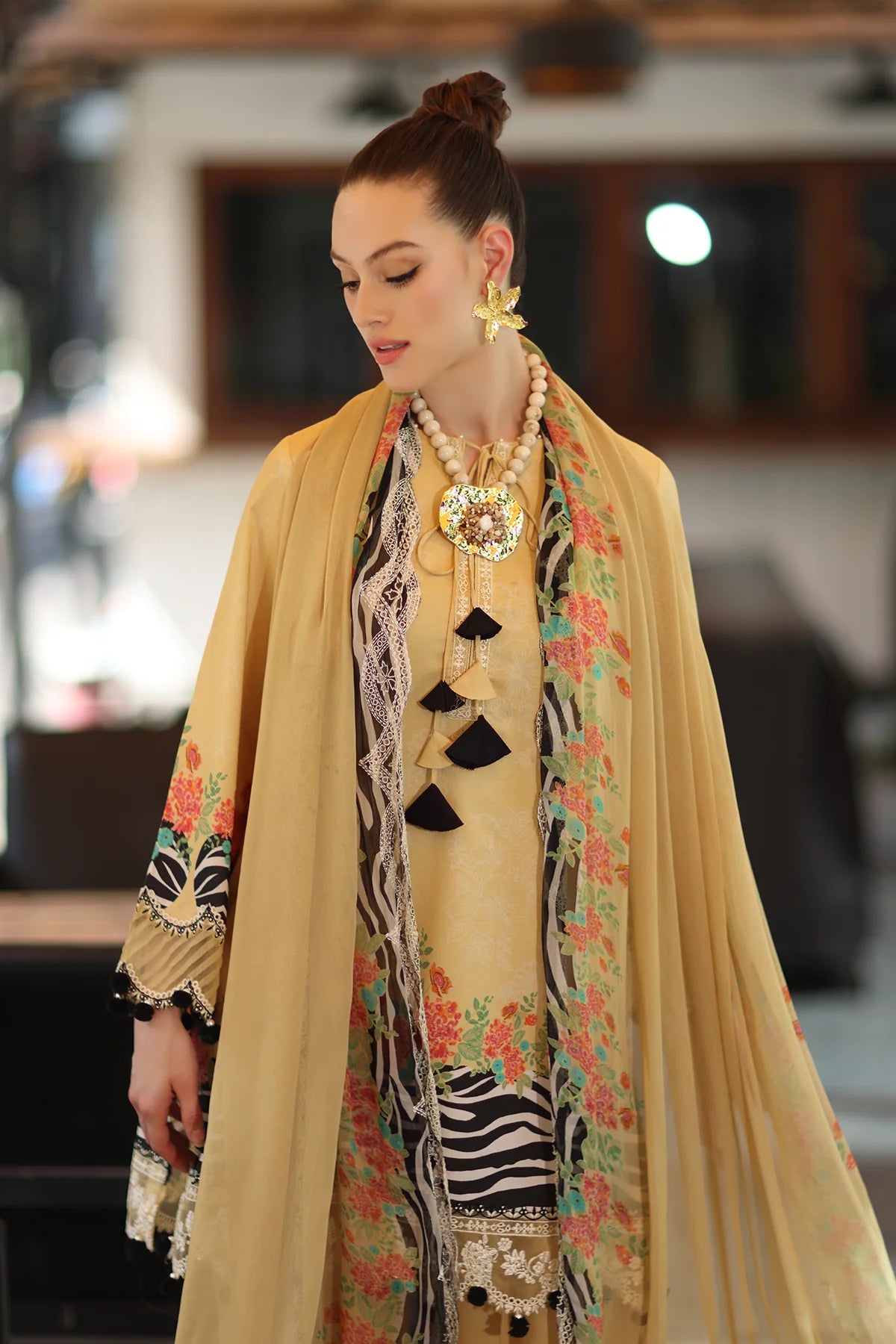 CHARIZMA COMBINATION EMBROIDERED VOL-1 UNSTITCHED'26| CC6-006