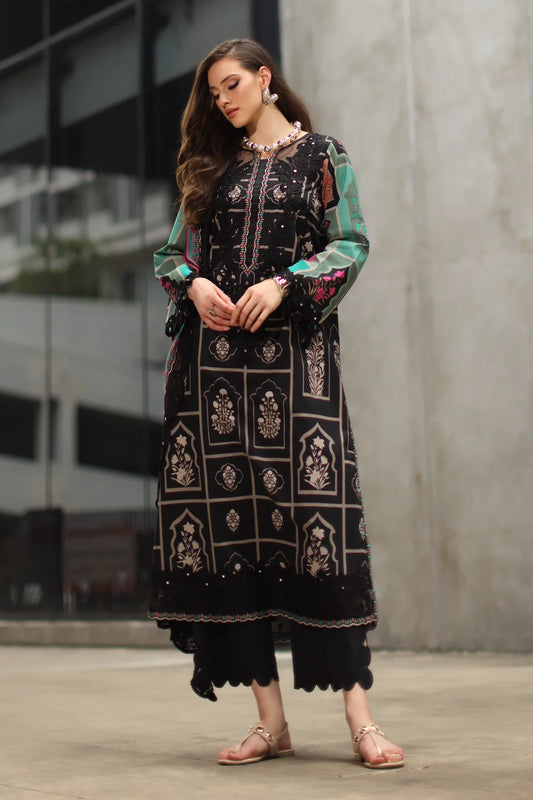 CHARIZMA COMBINATIONS LUXURY LAWN UNSTITCHED '26 VOL 03 - CC6-21