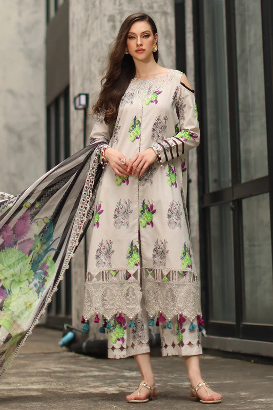 CHARIZMA COMBINATIONS LUXURY LAWN UNSTITCHED '26 VOL 03 - CC6-23