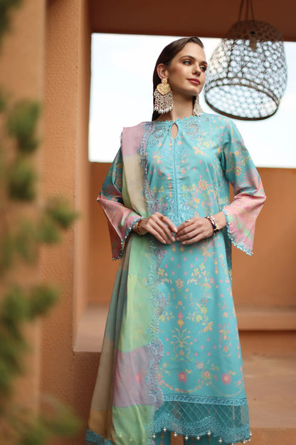 CHARIZMA COMBINATION EMBROIDERED VOL-1 UNSTITCHED'26| CC6-003