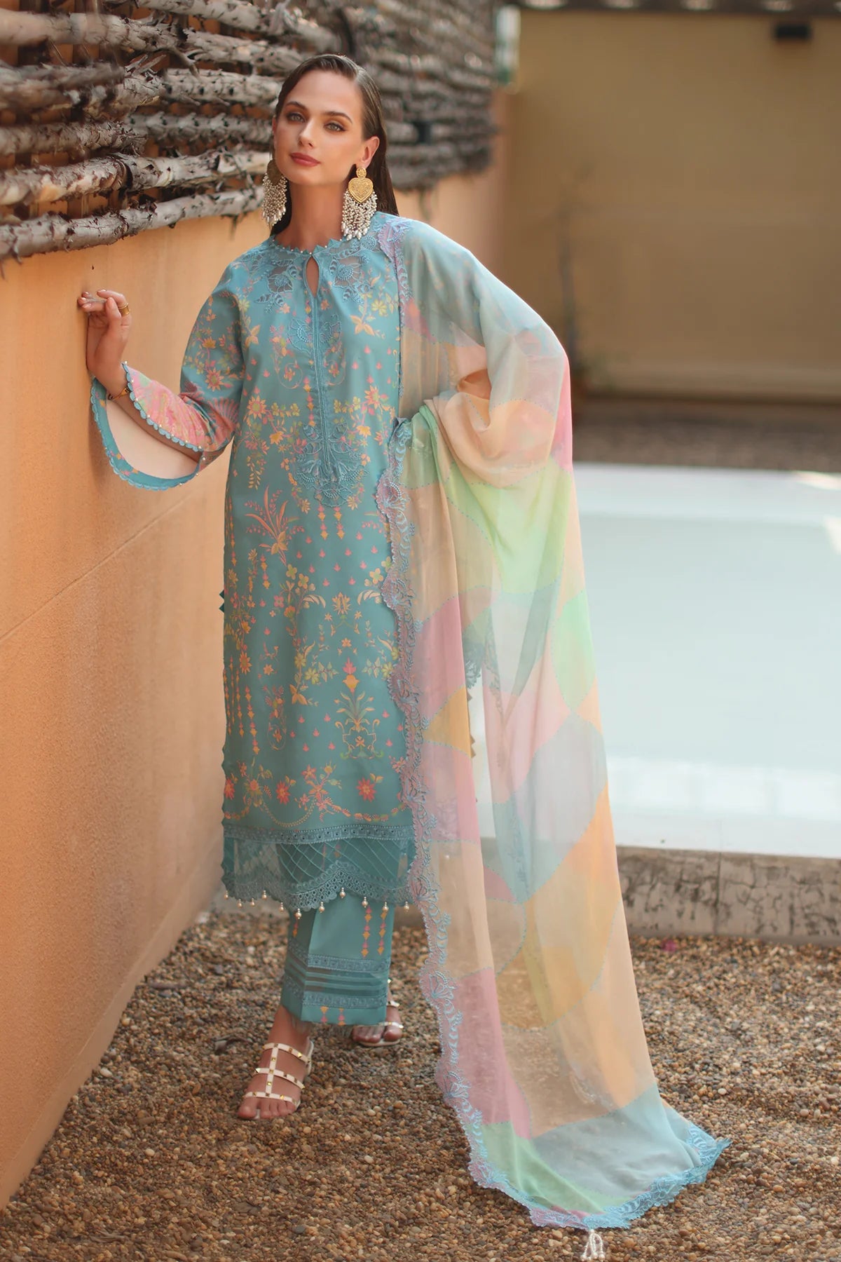 CHARIZMA COMBINATION EMBROIDERED VOL-1 UNSTITCHED'26| CC6-003