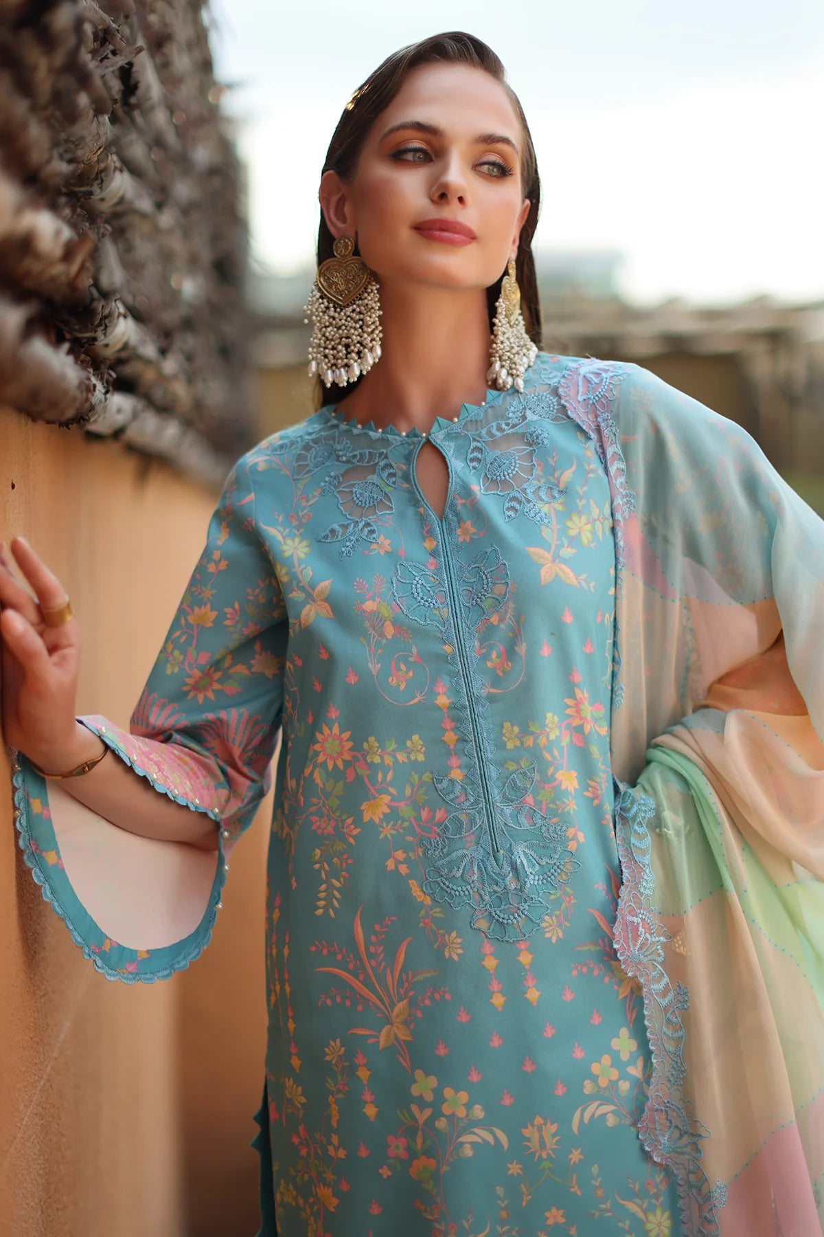 CHARIZMA COMBINATION EMBROIDERED VOL-1 UNSTITCHED'26| CC6-003