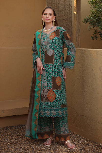 CHARIZMA COMBINATION EMBROIDERED VOL-1 UNSTITCHED'26| CC6-009