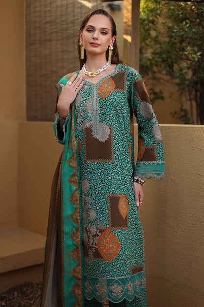 CHARIZMA COMBINATION EMBROIDERED VOL-1 UNSTITCHED'26| CC6-009