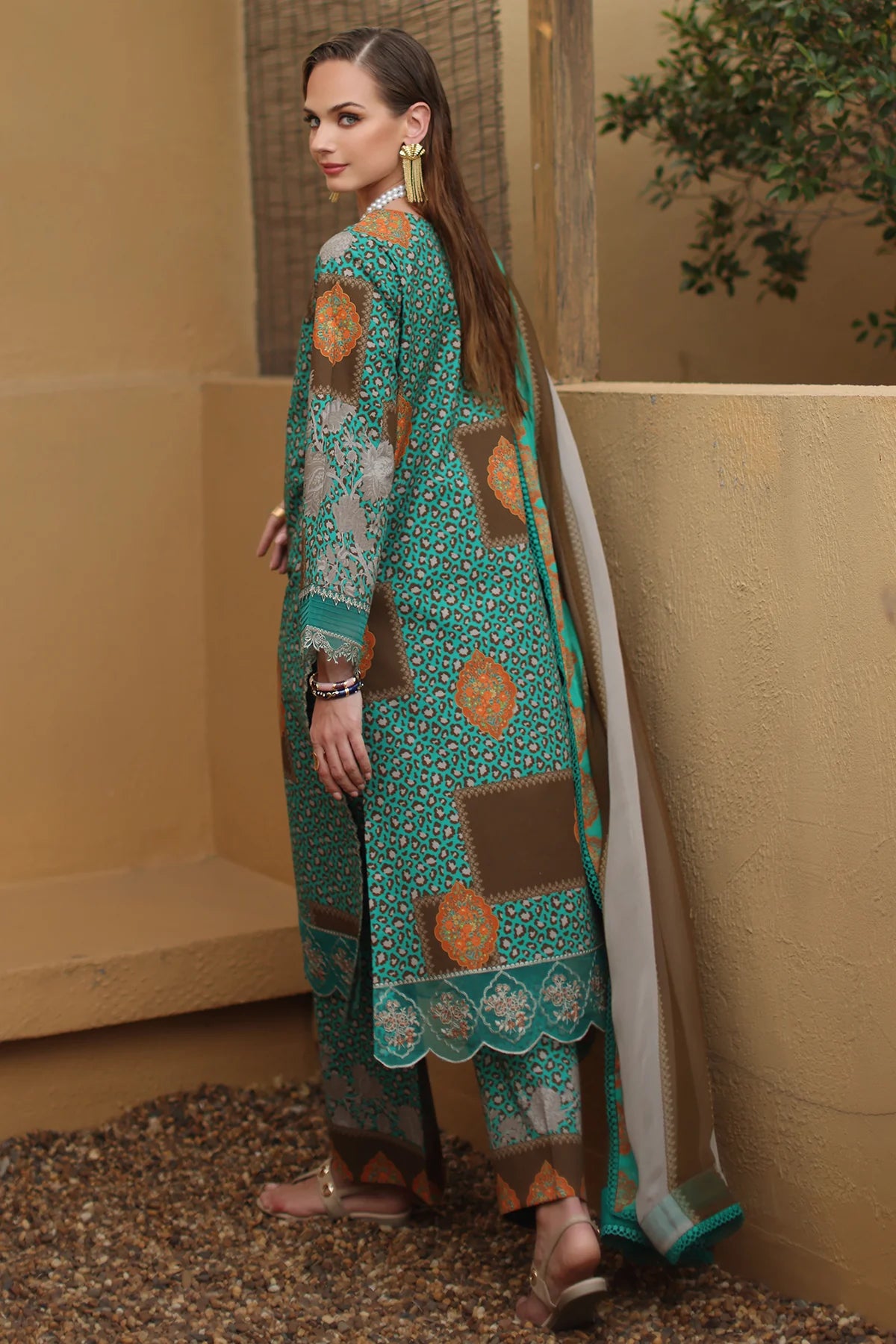 CHARIZMA COMBINATION EMBROIDERED VOL-1 UNSTITCHED'26| CC6-009