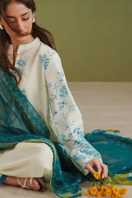COCO PRINTS VOL-1 BY ZARA SHAHJAHAN UNSTITCHED'26| RIYA-2A