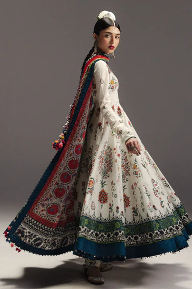ANARKALI BY ZARA SHAHJAHAN UNSTITCHED'26| MEHRUBA