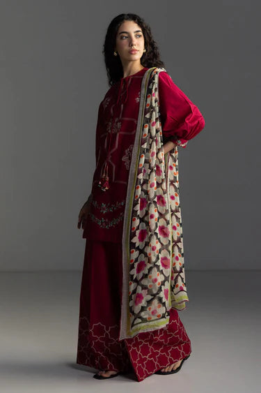 COCO BY ZARA SHAHJAHAN LAWN UNSTITCHED'26| RIVAE-1B