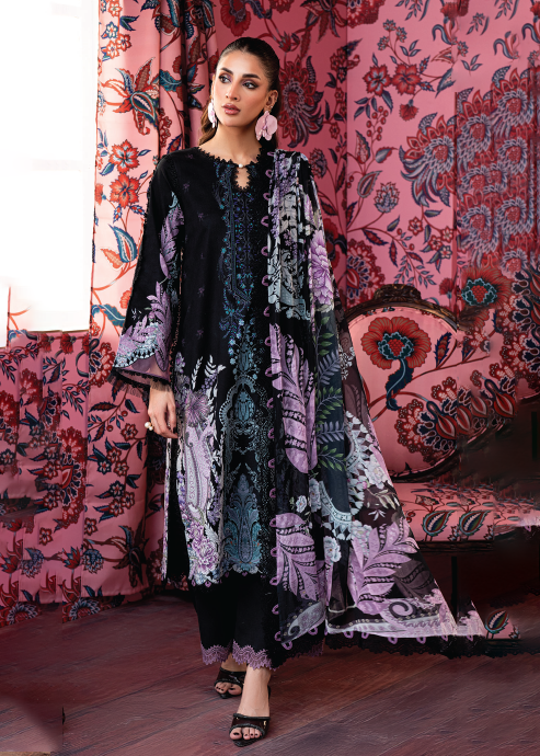 JADE URBANE CHIFFON DUPATTA UNSTITCHED'26| 20959 B