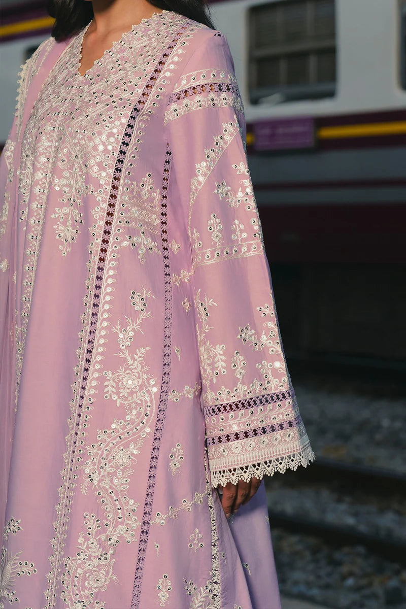 AFROZEH MULAQAAT FESTIVE LAWN UNSTITCHED'26| DILNASHEEN