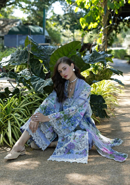 ELAF SIGNATURE EMBROIDERED UNSTITCHED'26| ESA-6A MOONLIT PETALS