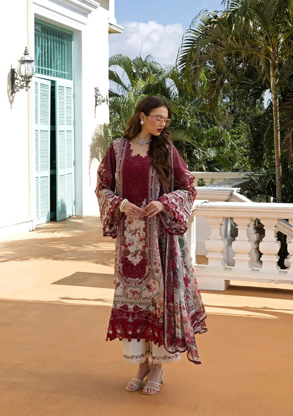 ELAF SIGNATURE EMBROIDERED UNSTITCHED'26| ESA-2B RUBY LADY