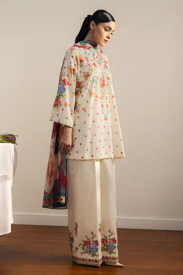 COCO PRINTS BY ZARA SHAHJAHAN UNSTITCHED'26| AKI-6A