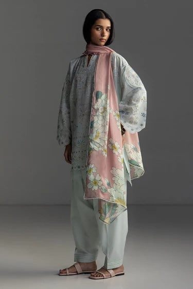 COCO BY ZARA SHAHJAHAN LAWN UNSTITCHED'26| VEYA-7B