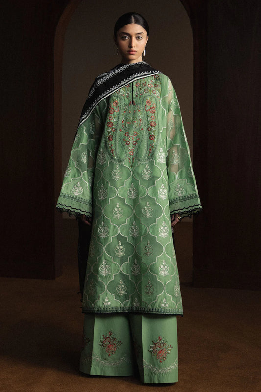 SATORI BY ZARA SHAHJAHAN UNSTITCHED'26 | MIDORIYA-D6