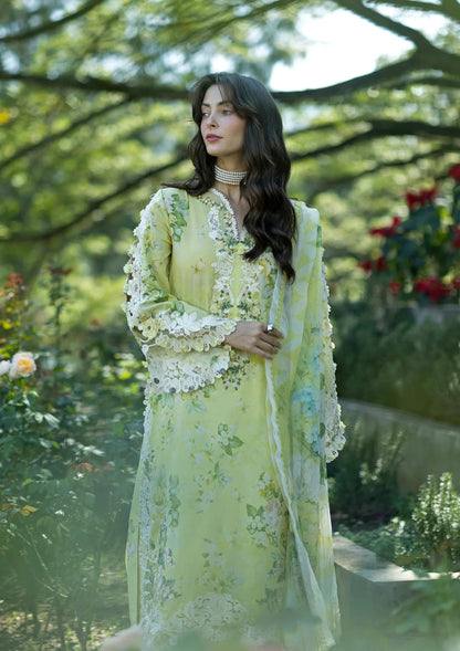 ELAF SIGNATURE EMBROIDERED UNSTITCHED'26| ESA-7A IVORY SEASON