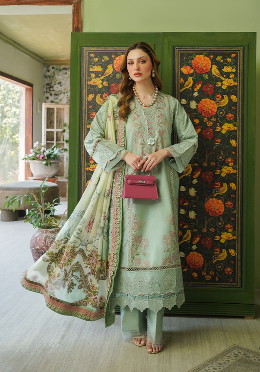 ZARQASH TRESOR LUXURY LAWN 24
 Collection 2024 – ZQT 009 GISELLE