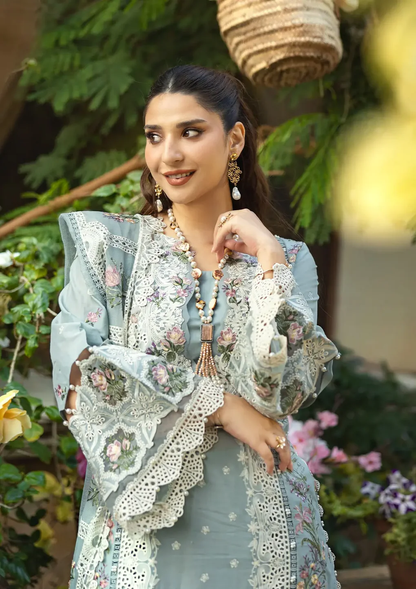 Elaf Premium Luxury Lawn 25 | SAMAA