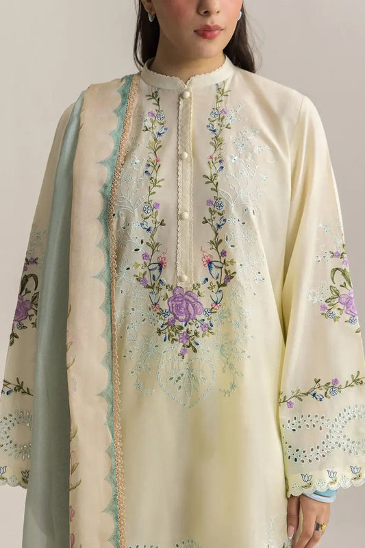 COCO BY ZARA SHAHJAHAN LAWN VOL 2 '26 - UNSTITCHED KIAN-8A