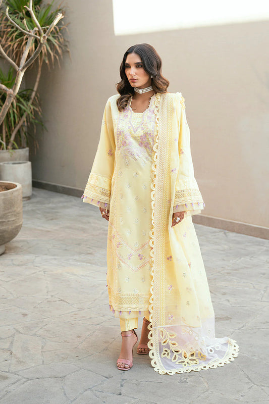 ANAYA BY SIDRA FAHAD LUXURY LAWN UNSTITCHED'26 | DAFFODIL