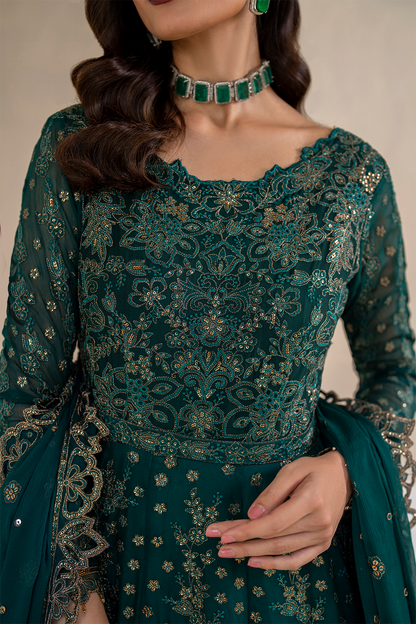 Iznik Formal Wear Collection 2024 – CC-47 Embroidered Chiffon