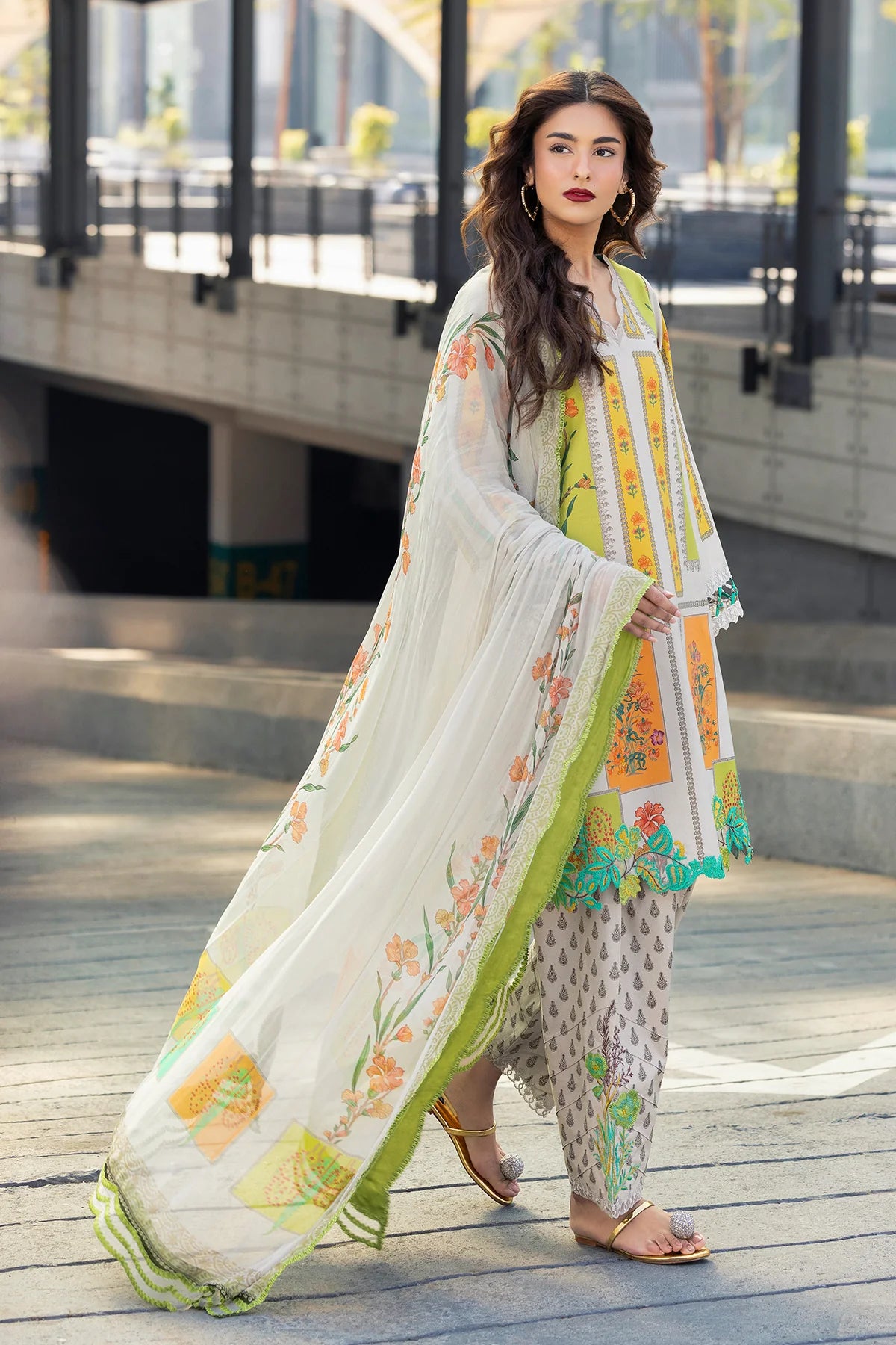 CHARIZMA AGHAZ-E-NOU EMBROIDERED LAWN COLLECTION'26| AG6-04