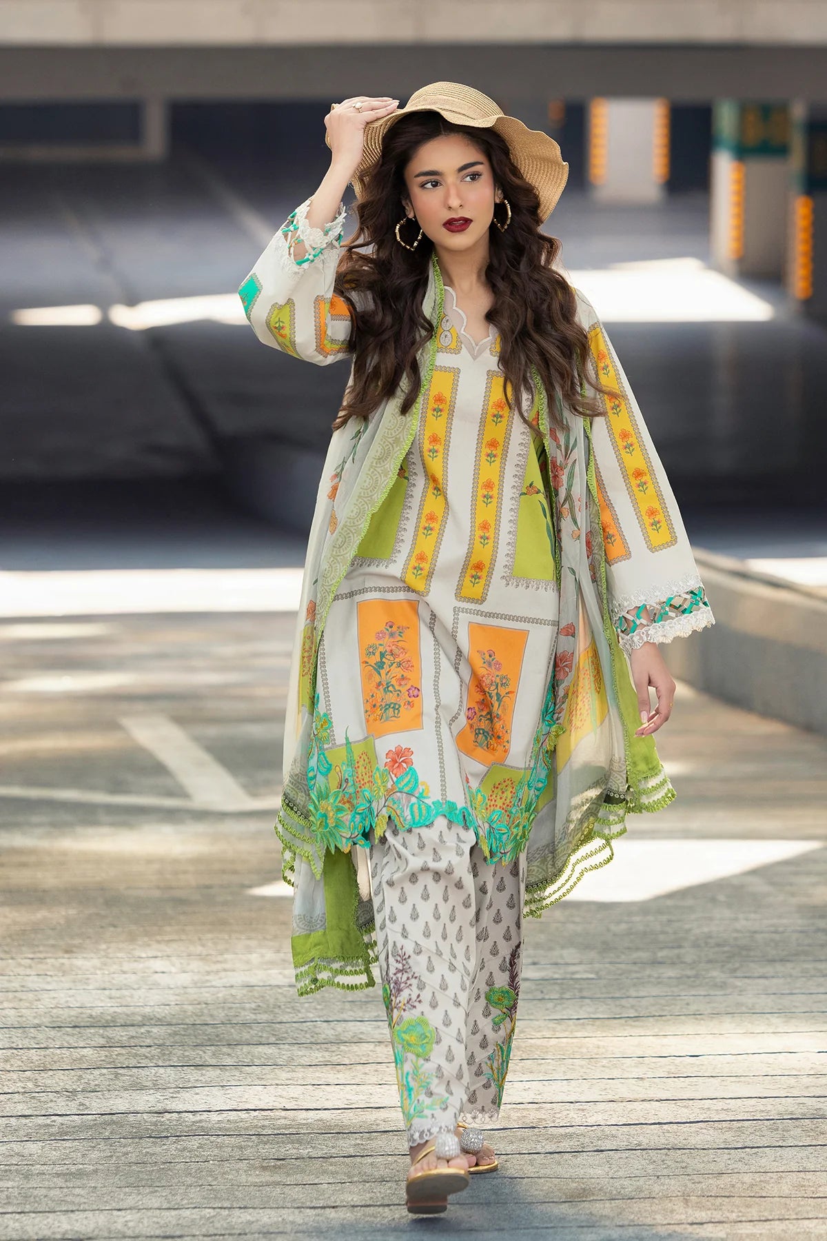 CHARIZMA AGHAZ-E-NOU EMBROIDERED LAWN COLLECTION'26| AG6-04