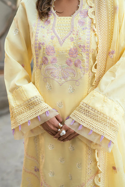 ANAYA BY SIDRA FAHAD LUXURY LAWN UNSTITCHED'26 | DAFFODIL