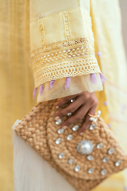 ANAYA BY SIDRA FAHAD LUXURY LAWN UNSTITCHED'26 | DAFFODIL