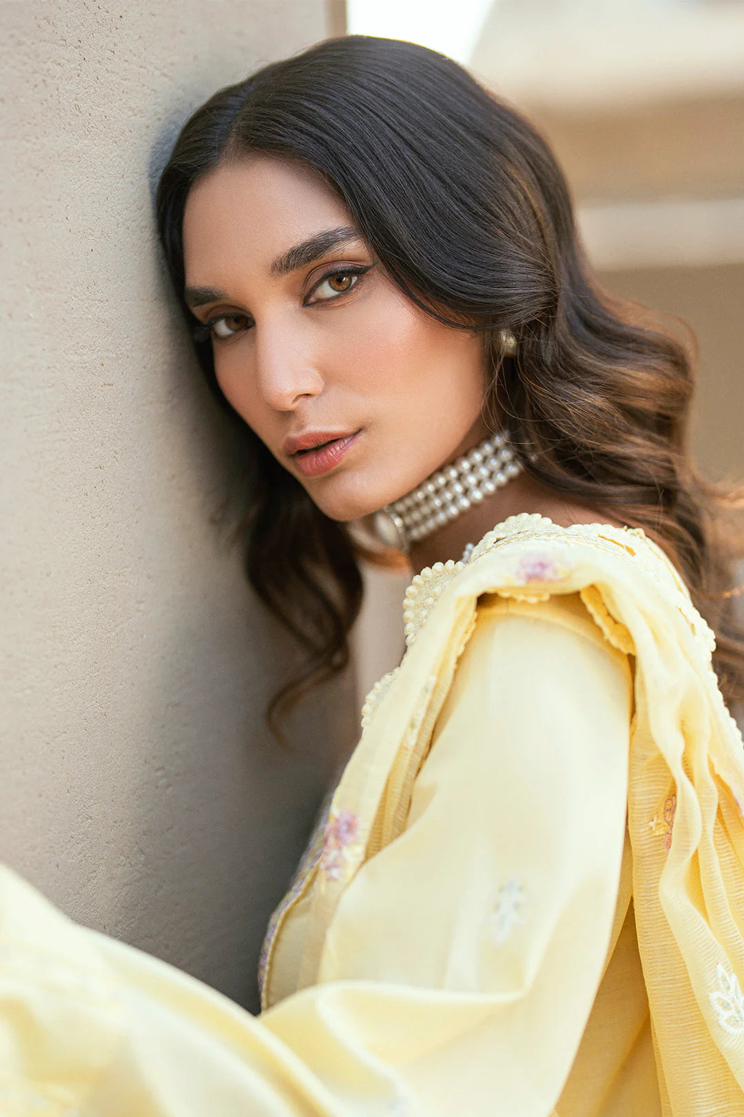 ANAYA BY SIDRA FAHAD LUXURY LAWN UNSTITCHED'26 | DAFFODIL