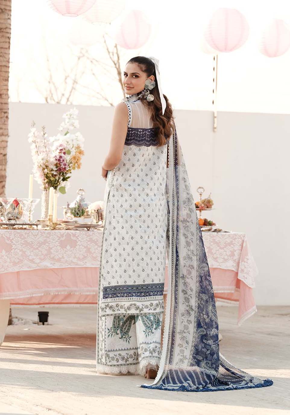 ZARQASH LUXE LAWN UNSTITCHED  Collection 2024 – ZQ 10