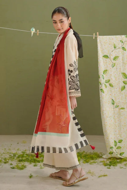 COCO PRINTS VOL-1 BY ZARA SHAHJAHAN UNSTITCHED'26| VERA-3A
