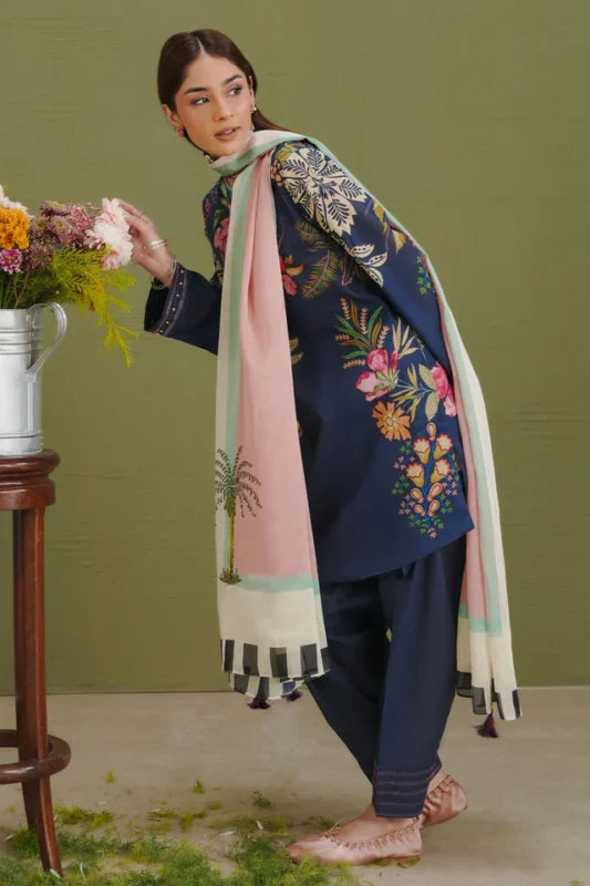 COCO PRINTS VOL-1 BY ZARA SHAHJAHAN UNSTITCHED'26| VERA-3B