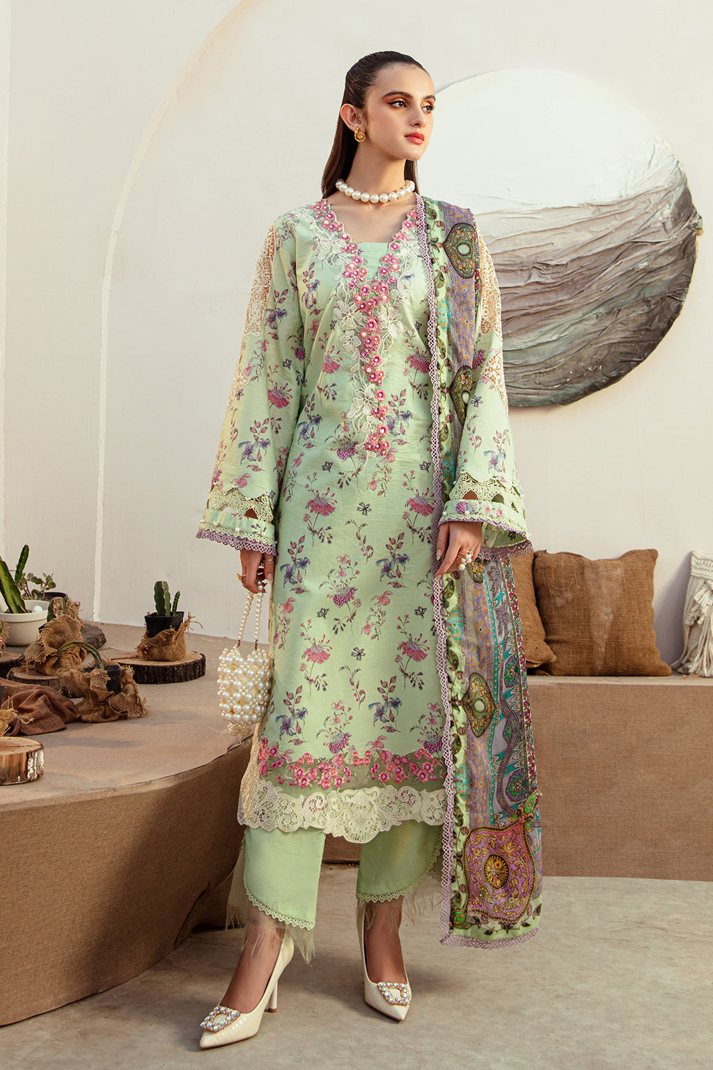 Pakistani Summer Suits for Women Summer Lawn Collection IBAAS