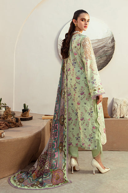 ALIF AFFORDABLE LAWN Collection 2024 – Mint Magic