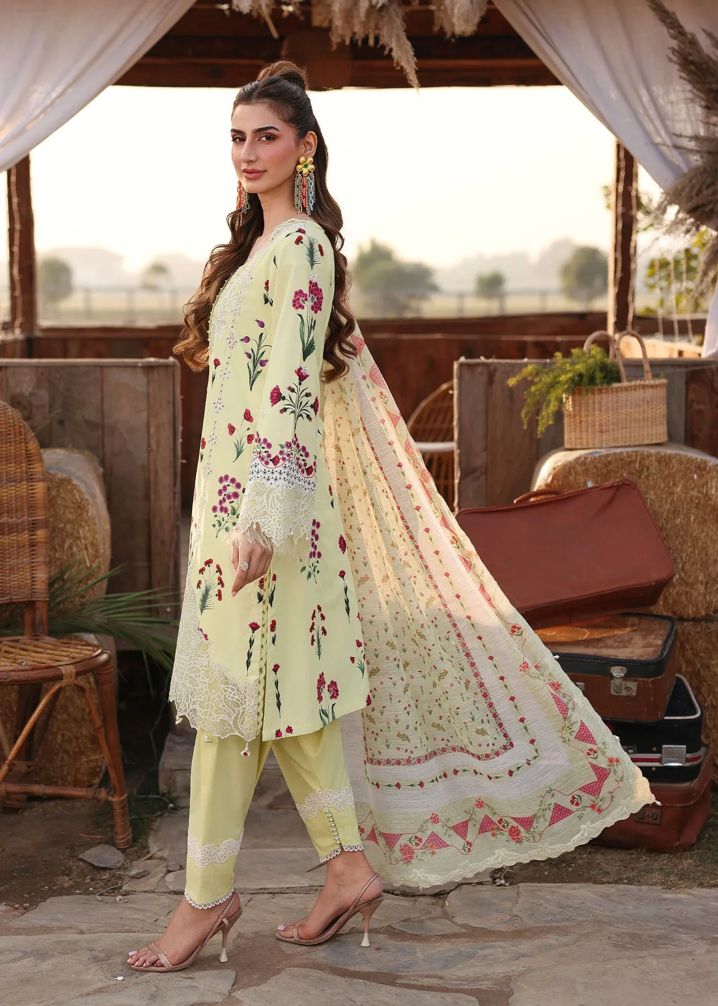 SARDINIA FESTIVE LUXURY LAWN UNSTITCHED'26| Sunlit