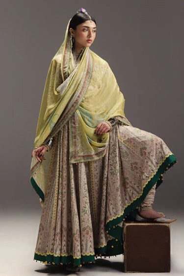 ANARKALI BY ZARA SHAHJAHAN UNSTITCHED'26| HOORAIN