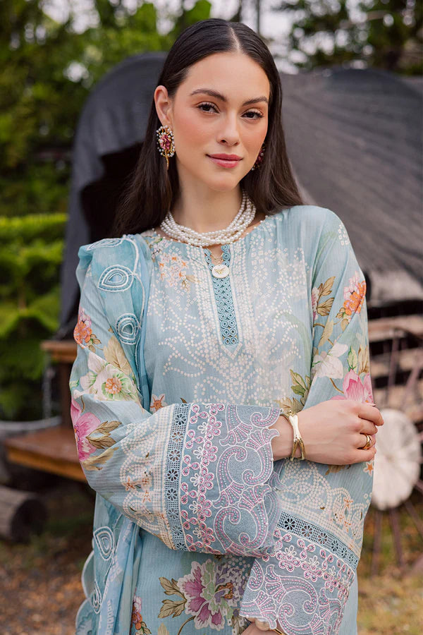 NUREH GARDENIA EMBROIDERED UNSTITCHED'26| NSG-209