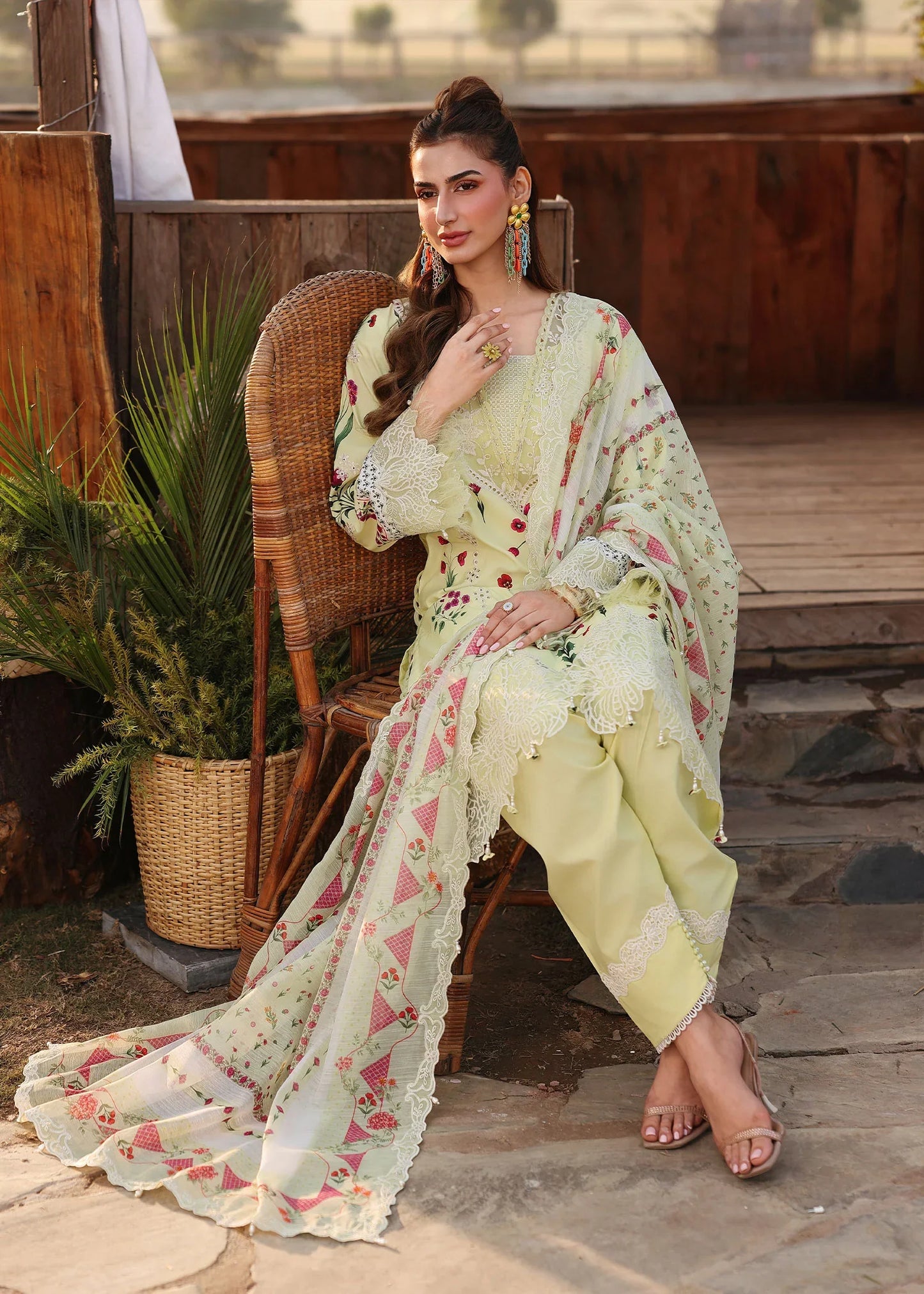 SARDINIA FESTIVE LUXURY LAWN UNSTITCHED'26| Sunlit