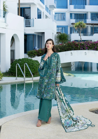 ELAF PRINTS UNSTITCHED COLLECTION'26 | EPN-9A PEACOCK