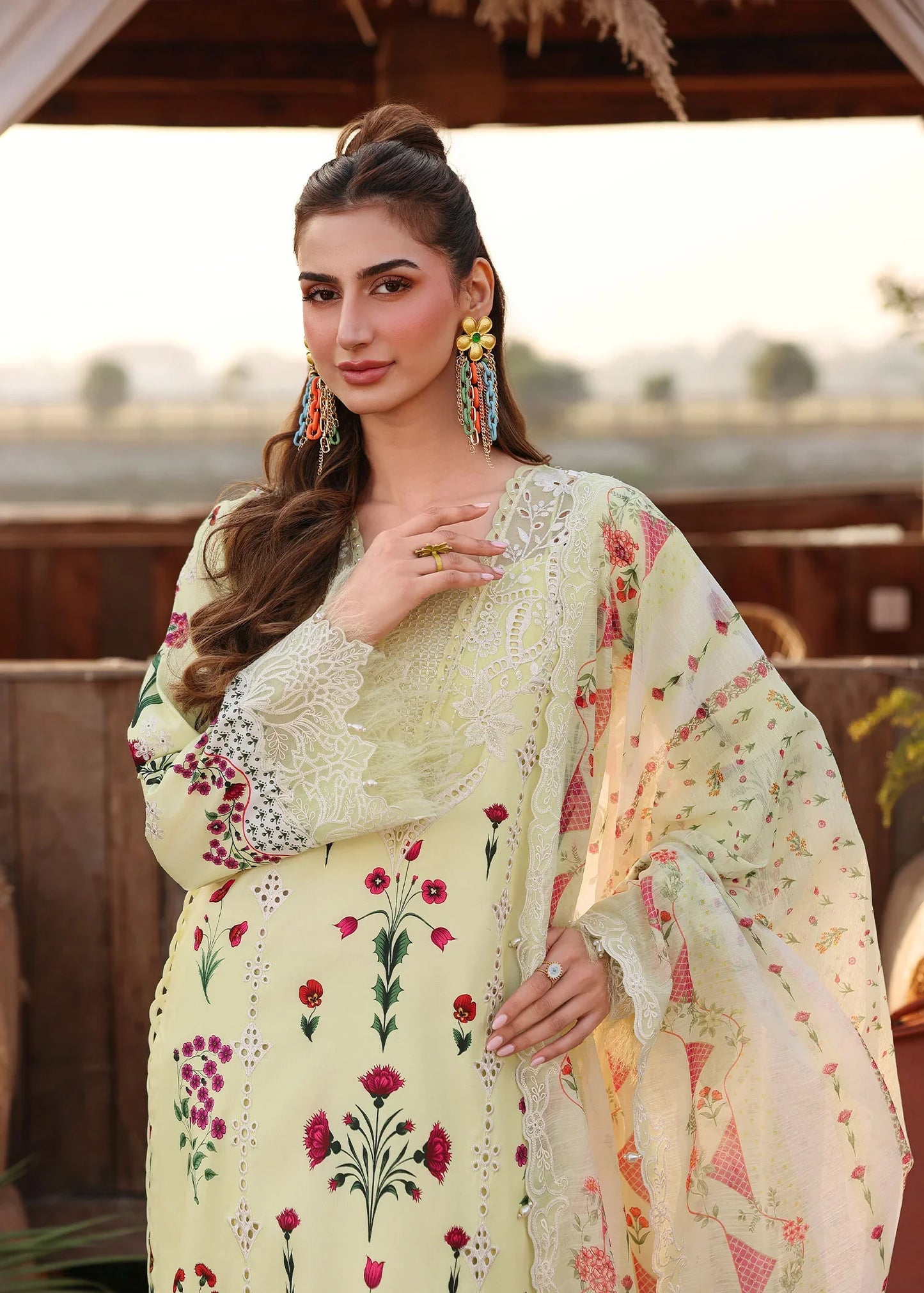 SARDINIA FESTIVE LUXURY LAWN UNSTITCHED'26| Sunlit